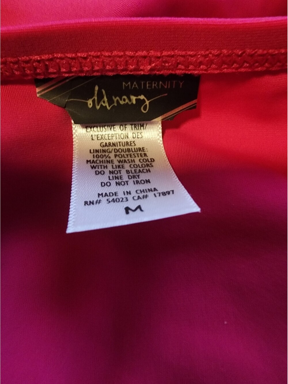 Old Navy Maternity Pink Halter Tankini Swim Top Medium - Picture 5 of 5